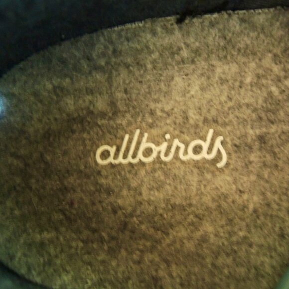 Allbirds Women's Navy & White Wool Runner Mizzles 8 - Picture 7 of 9